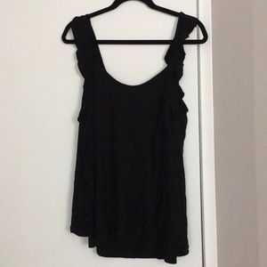 Long sleeve cold shoulder blouse